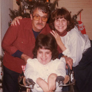 Christmas with Dad and Toni 1982